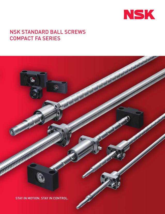 Standard Ball  Screws Compact FA Series
