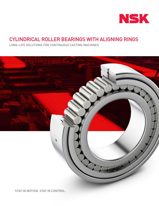 Cylindrical Roller Bearings with Aligning Rings