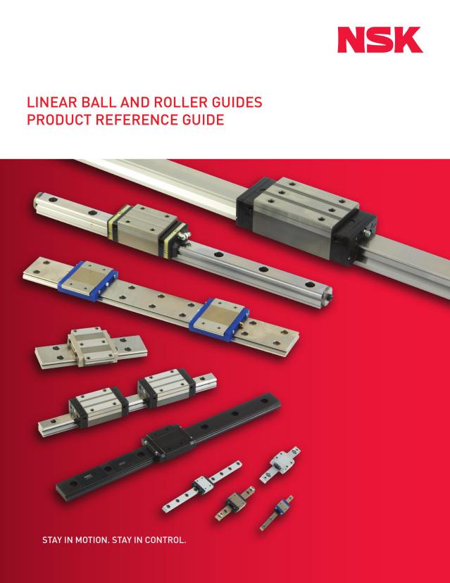 Linear Ball and Roller Guides - Product Reference Guide