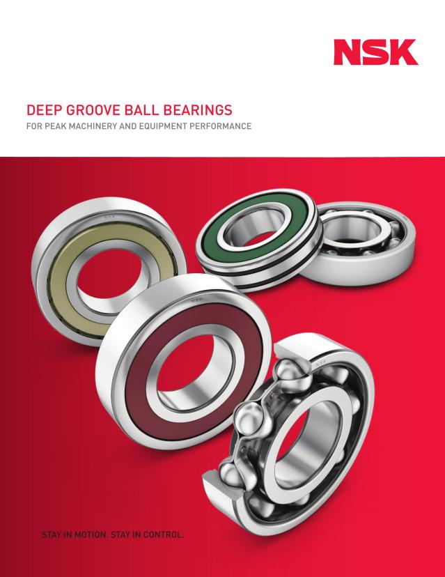 Deep Groove Ball Bearings