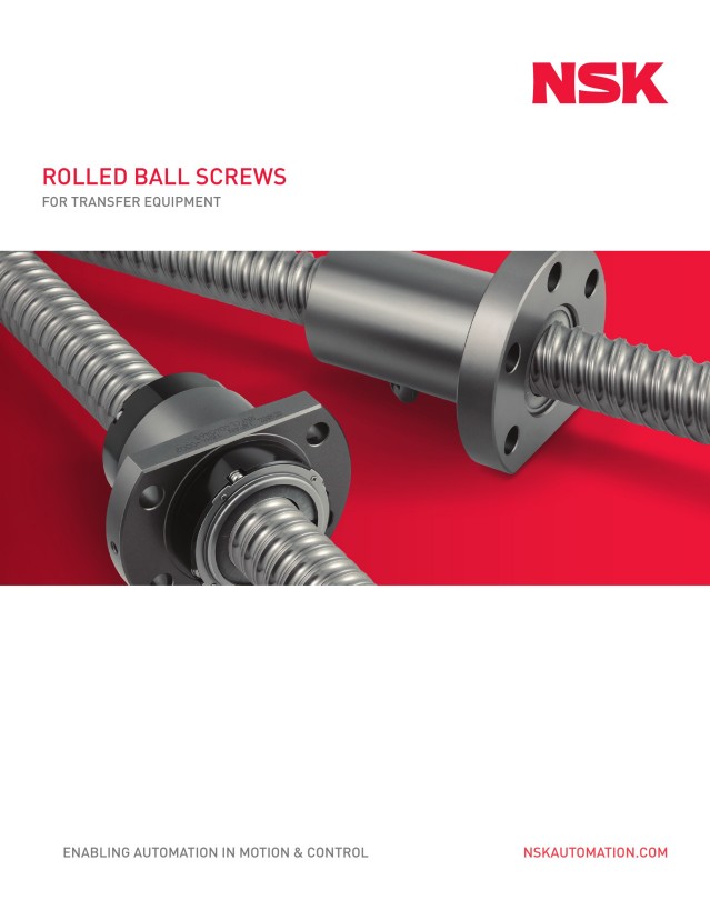 Rolled Ball Screws for Transfer Equipment